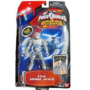 EVIL SPACE ALIEN Power Rangers Operation‎ Overdrive 2006 Action Figure